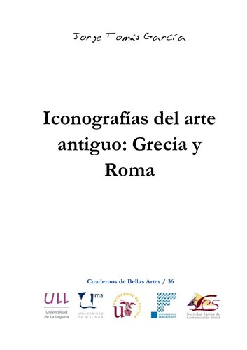 Iconografía del arte antiguo : Grecia y Roma