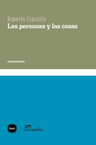 Las personas y las cosas