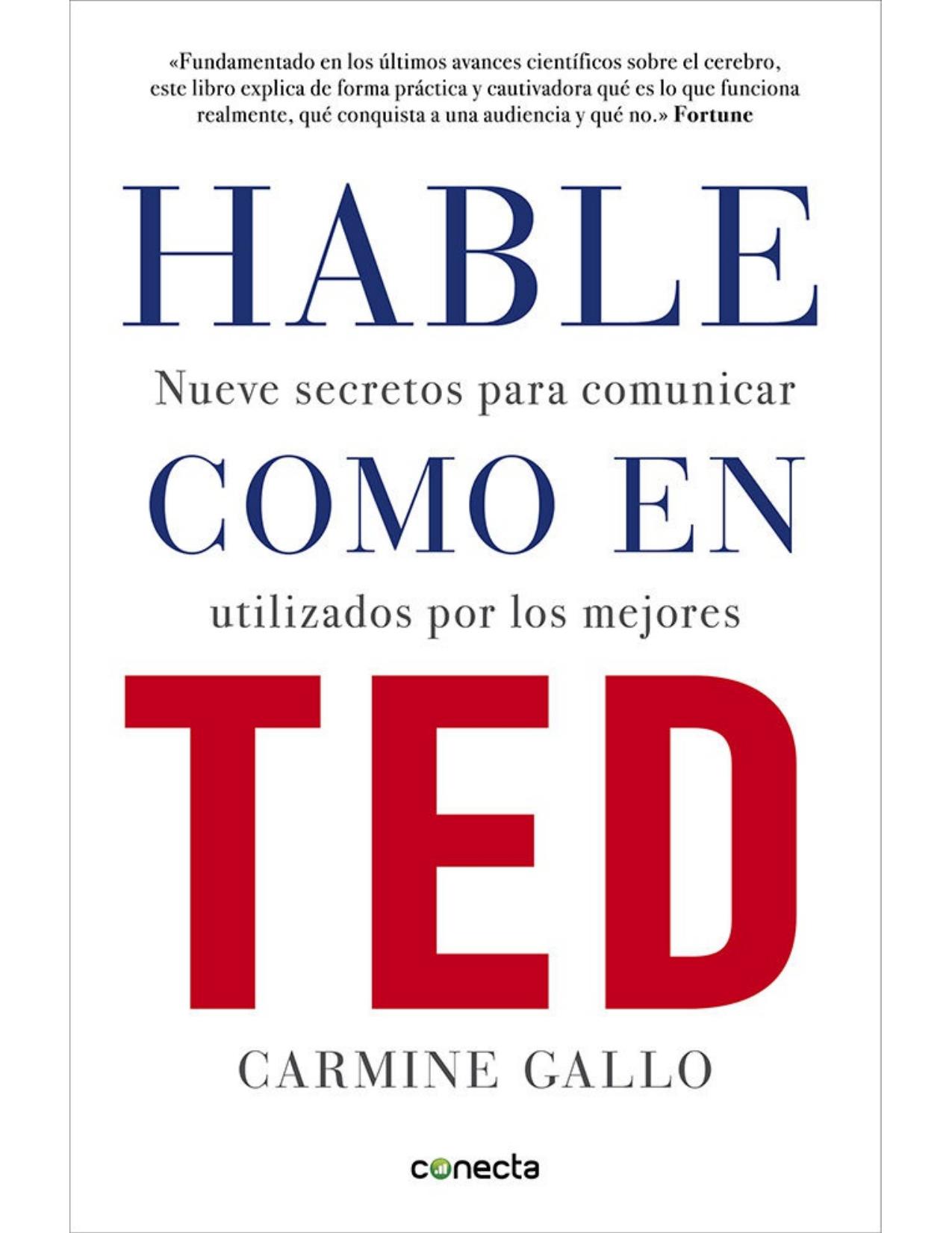 Hable como en TED