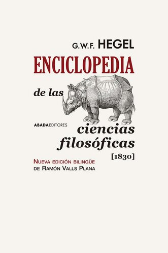 Enciclopedia de las Ciencias Filosóficas [1830]