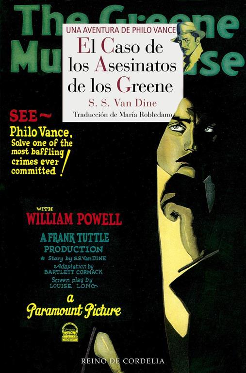 El caso de los asesinatos de los Greene: Una aventura de Philo Vance (Literatura Reino de Cordelia) (Spanish Edition)