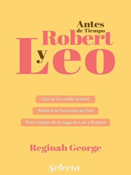 Leo y Robert. Antes de tiempo