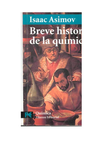 Breve historia de la química