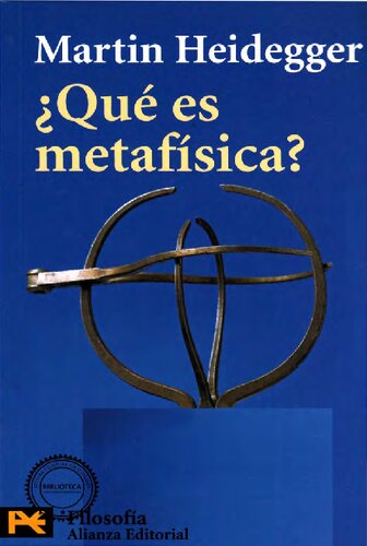 ¿Qué es metafísica?