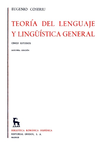 Teoría del Lenguaje y Lingüística General