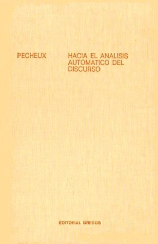 Hacia el análisis automático del discurso