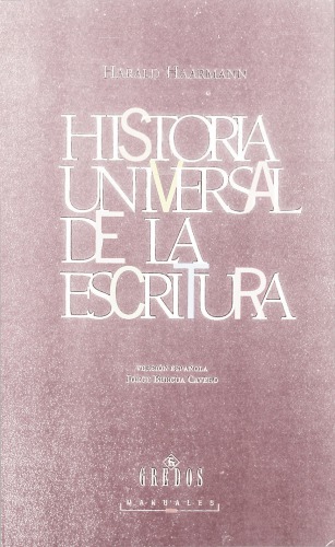 Historia universal de la escritura