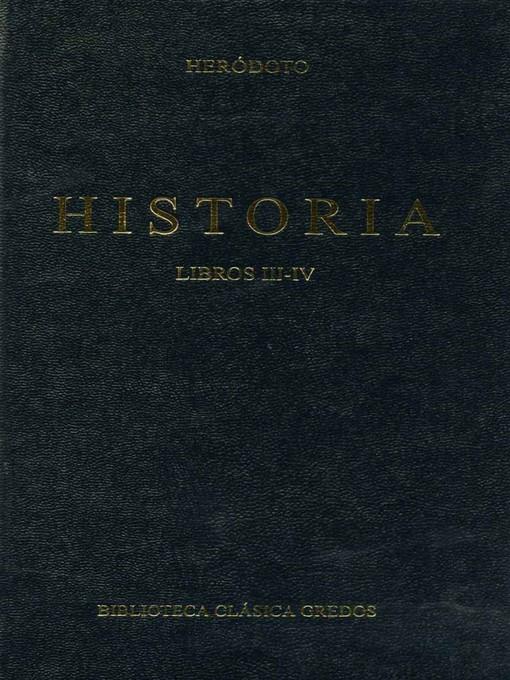 Historia. Libros III-IV