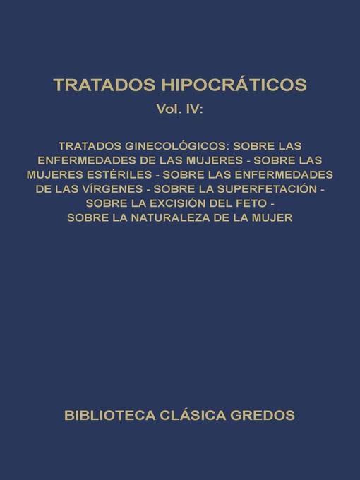 Tratados hipocráticos IV