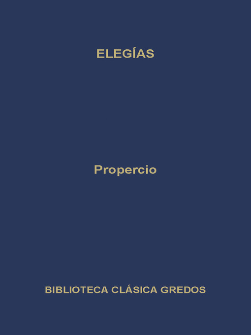 Elegías