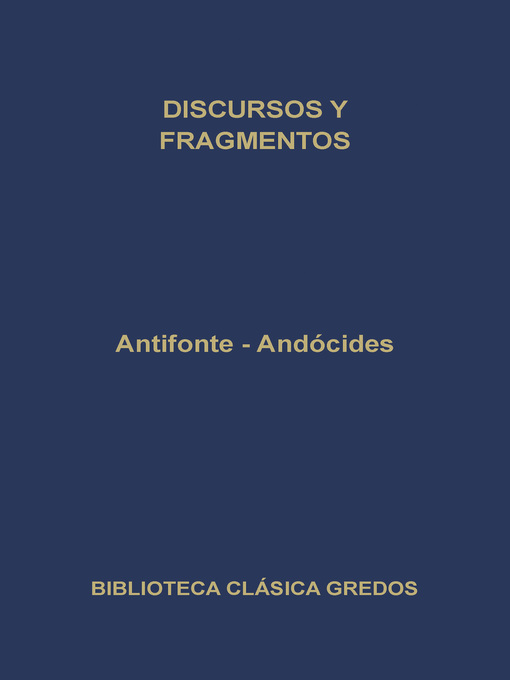 Discursos y fragmentos