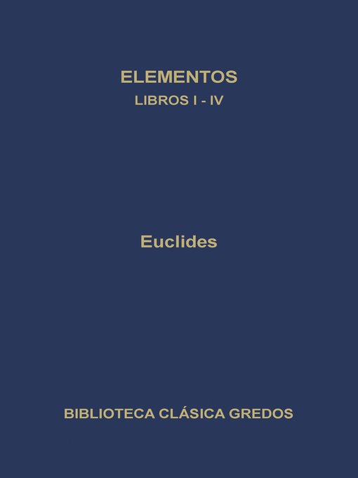 Elementos. Libros I-IV