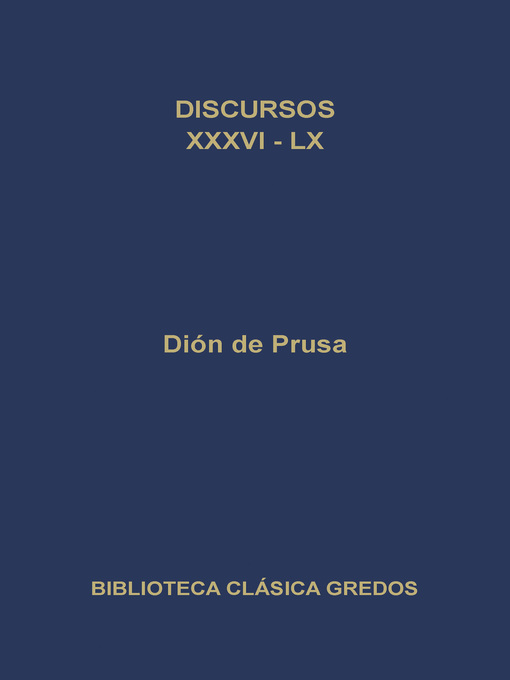 Discursos XXXVI-LX