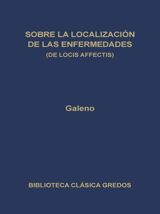 Sobre la localización de las enfermedades (De locis affectis)