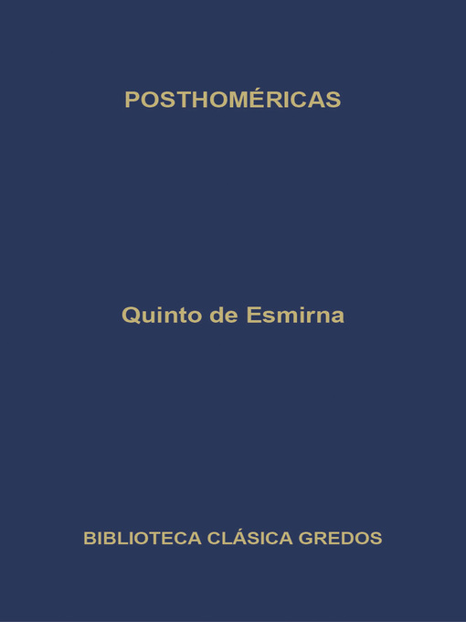 Posthoméricas