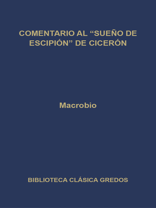 Comentario al Sueño de Escipión de Cicerón