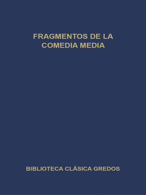 Fragmentos de la comedia media