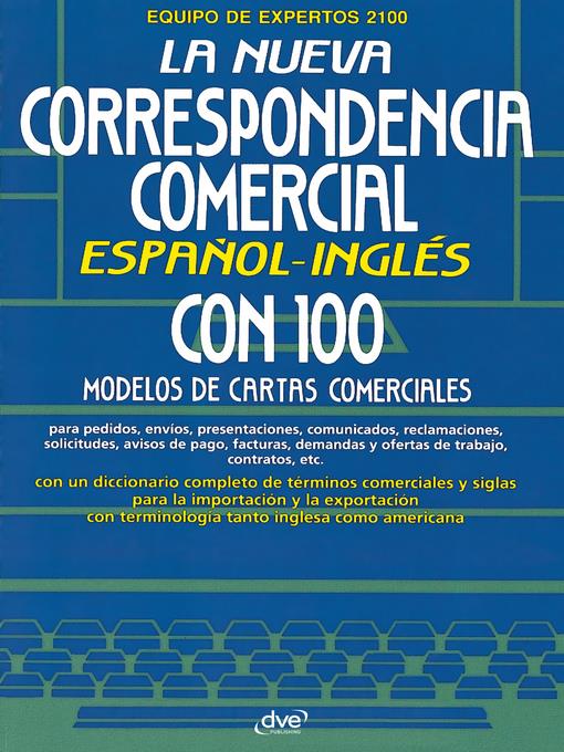 La nueva correspondencia comercial español--inglés