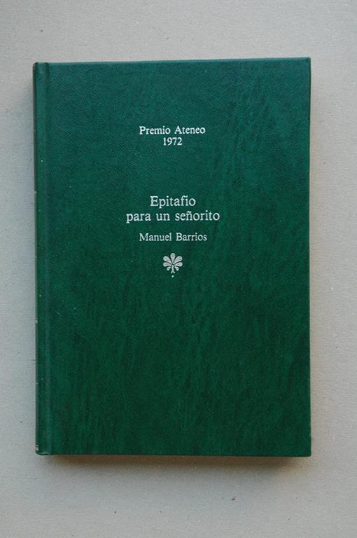 Epitafio para un se&ntilde;orito