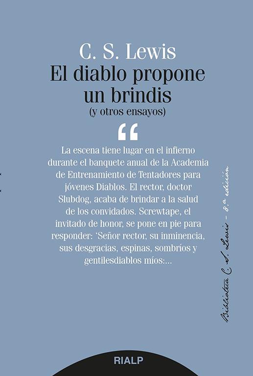 El diablo propone un brindis (Bibilioteca C. S. Lewis) (Spanish Edition)