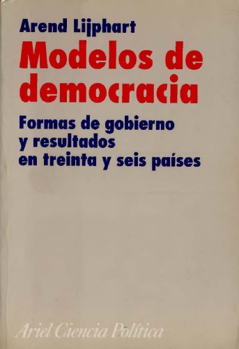 Modelos De Democracia (Spanish Edition)