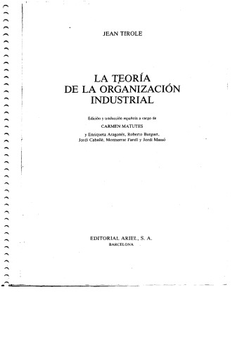 La teoría de la organización industrial