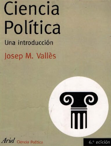 Ciencia política. Una introduccion