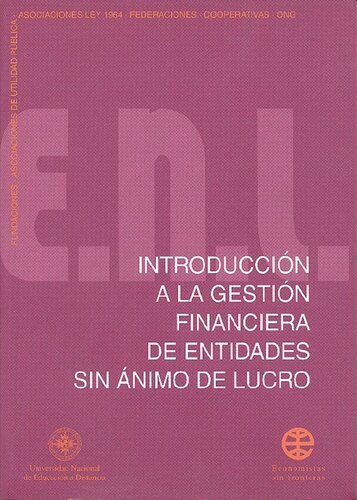 Introducción a la gestión financiera en entidades sin ánimo de lucro.