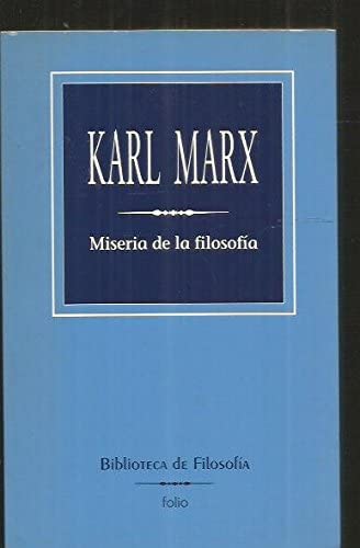 Miseria de La Filosofia (Spanish Edition)