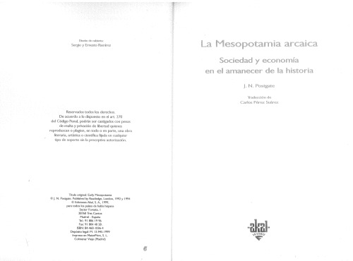 La Mesopotamia Arcaica