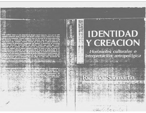 Identidad y creación : horizontes culturales e interpretación antropológica