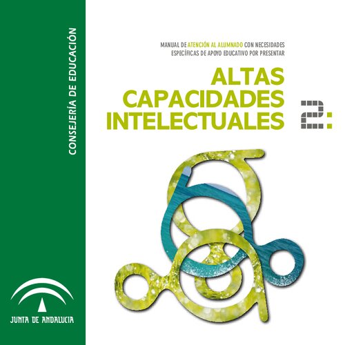 Manual de atención al alumnado con necesidades específicas de apoyo educativo por presentar altas capacidades intelectuales