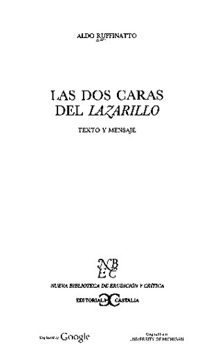 Las dos caras del Lazarillo