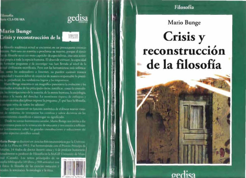 Crisis y reconstrucci&oacute;n de la filosof&iacute;a (Spanish Edition)