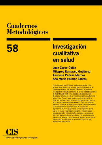 Investigación cualitativa en salud