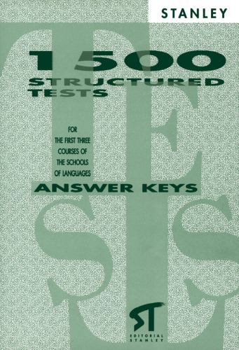 Structured tests : key book.