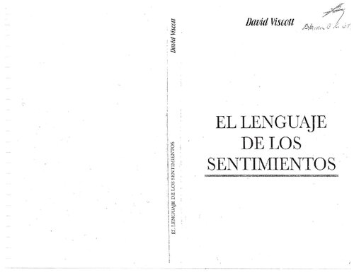 El Lenguaje De Los Sentimientos