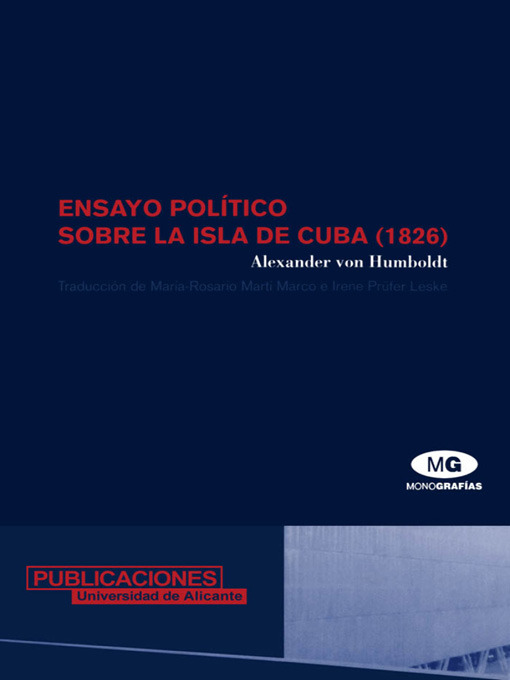 Ensayo político sobre la isla de Cuba (1826)