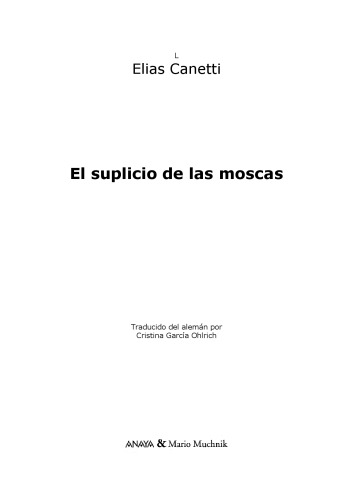 El suplicio de las moscas