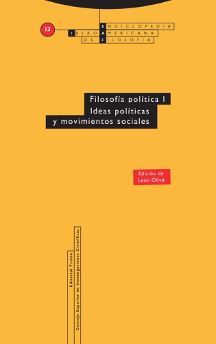 Filosofia política I : ideas políticas y movimientos sociales