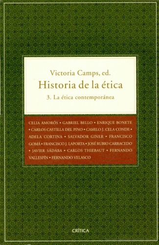 HISTORIA DE LA ETICA III