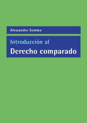 Introducción al derecho comparado