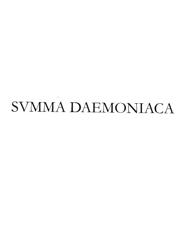 Summa Daemoniaca