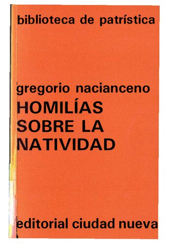 Homilías sobre la Natividad