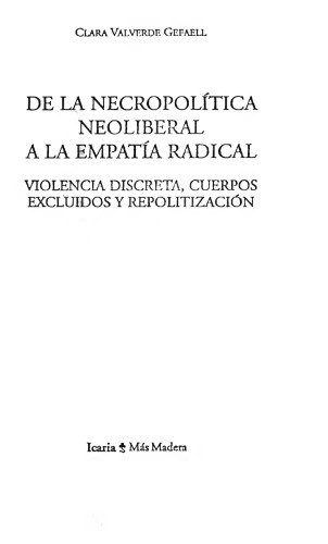 De la necropolítica liberal a la empatía radical