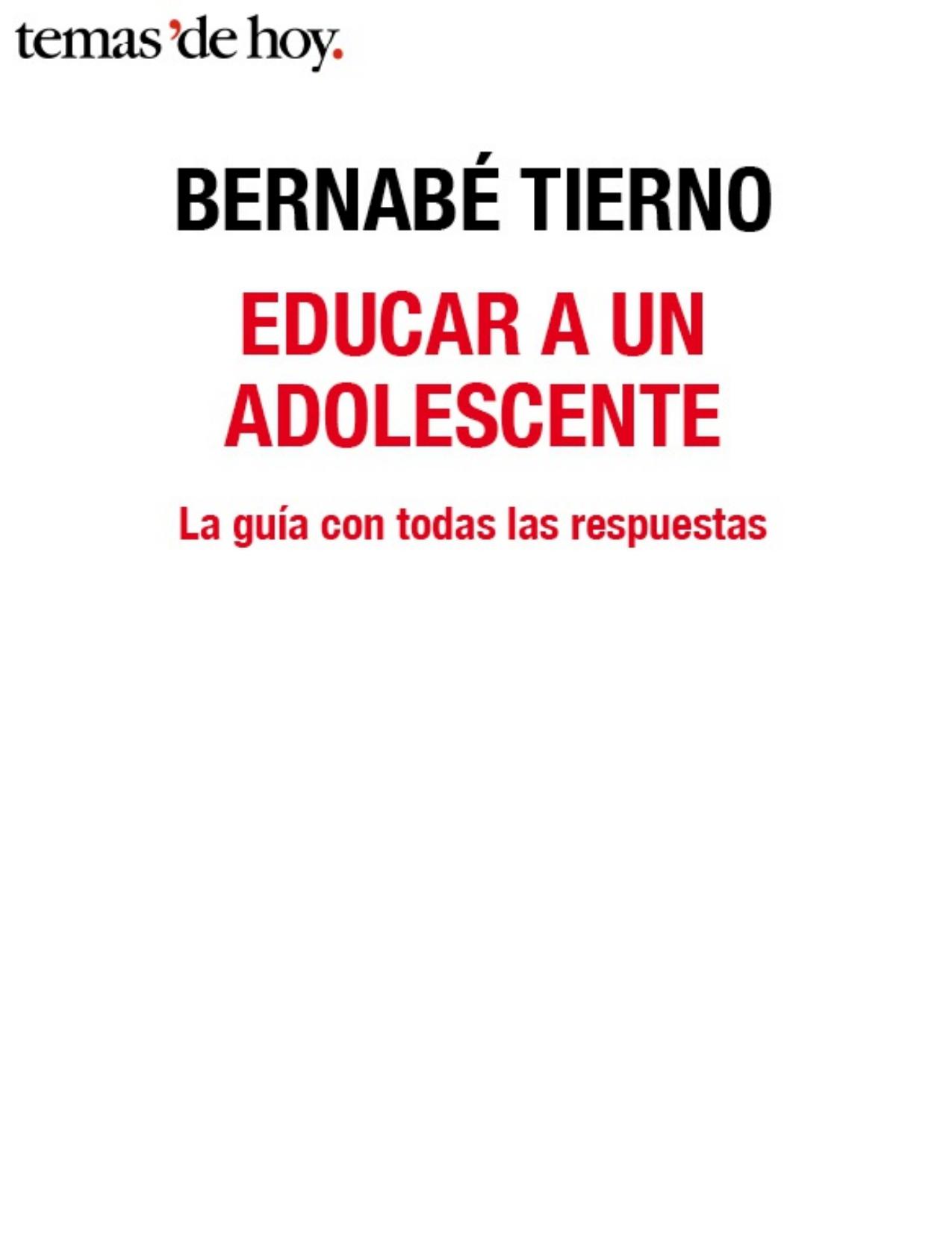 Educar a un adolescente.