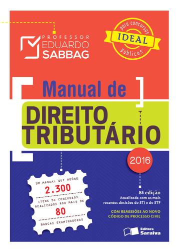 Manual de direito tributário - 8ed