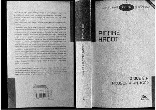 O que é a filosofia antiga?