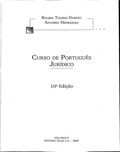 Curso de português jurídico