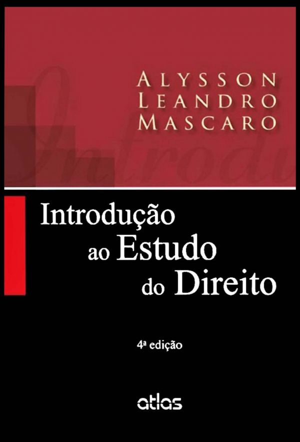 Introdução ao estudo do direito (4a. ed.).